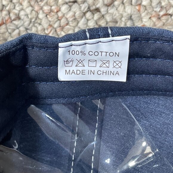 America Baseball Cap Hat Denim Flag 1776 Adjustable New Patriotic - Picture 8 of 9